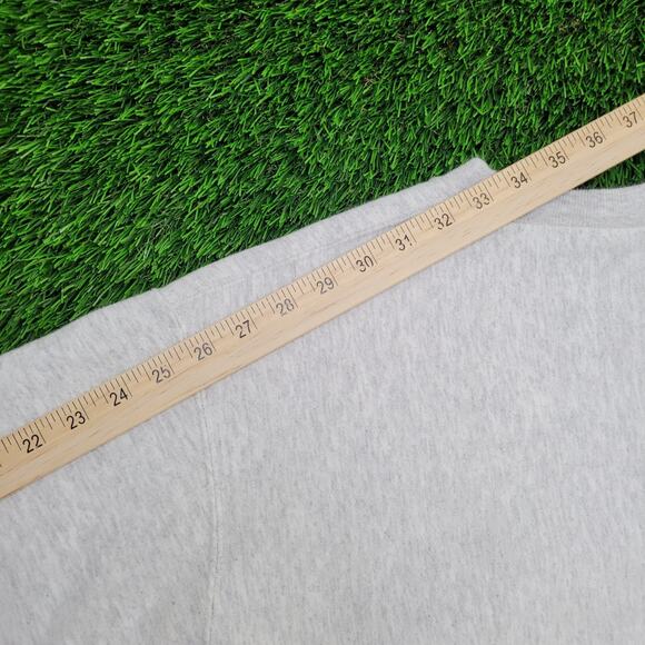 Champion Reverse-Weave Sweatshirt Large 24x25 Baggy Gray - Picture 5 of 15